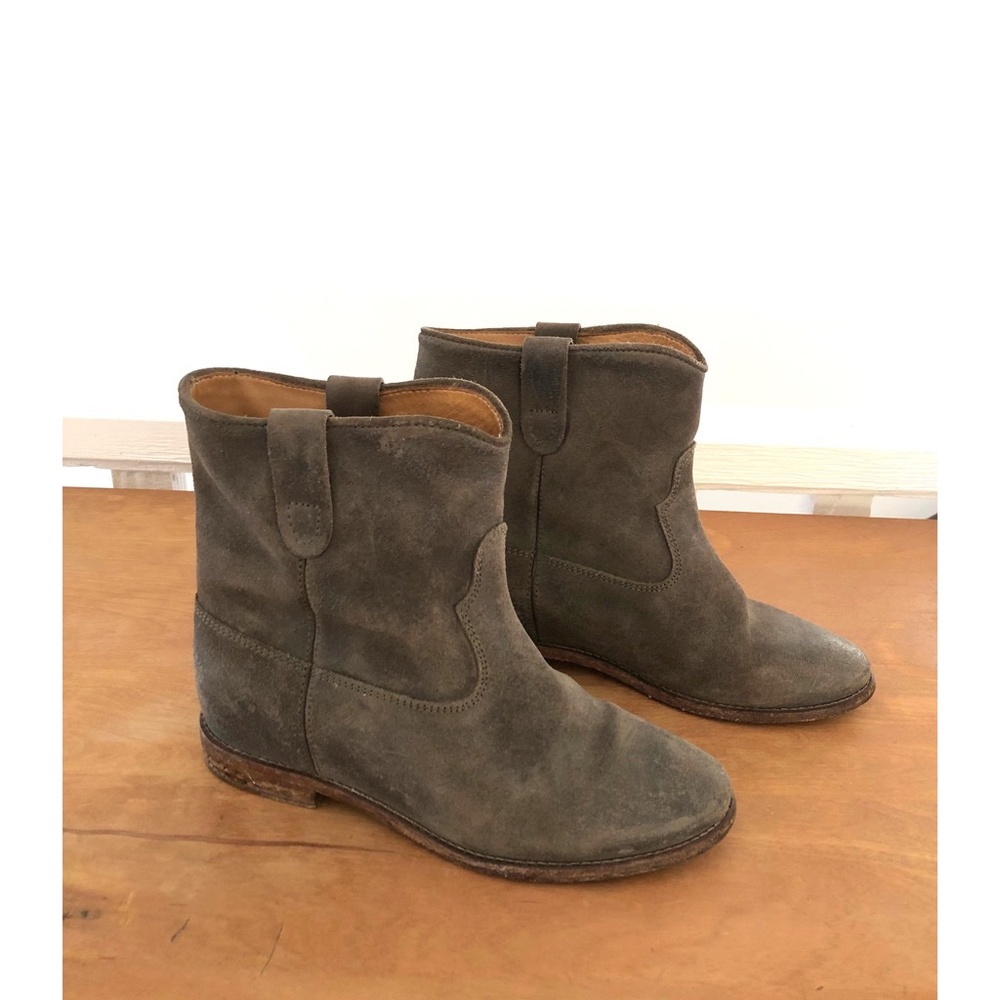 Isabel Marant Crisi boot, ankle in grey suede 39